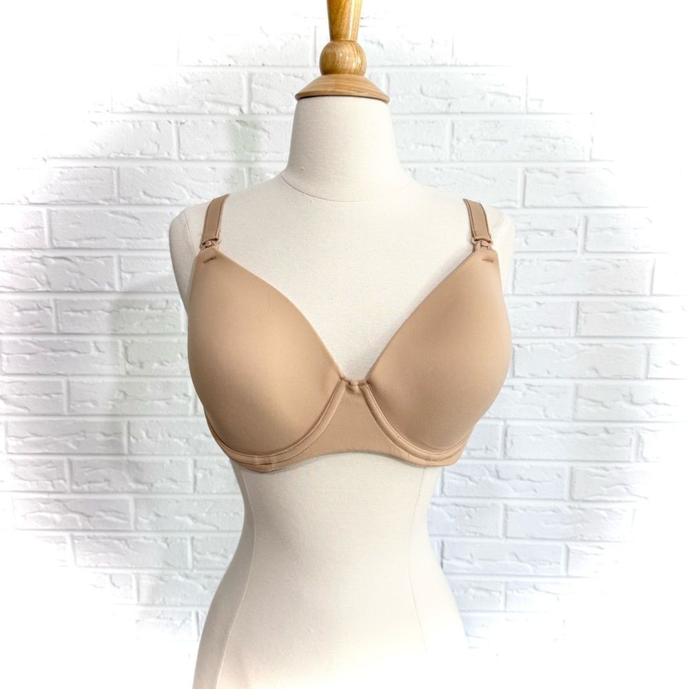 NWT Soma Nursing Full Coverage Bra Soft Tan Size 36DD